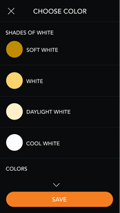 Adjust Lighting with brilliant smart control
