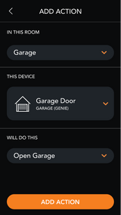 Create scenes from brilliant smart control