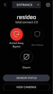 Brilliant Control screen