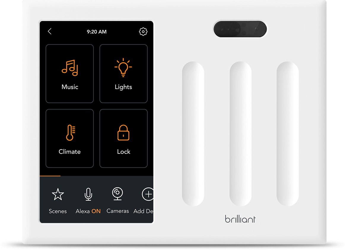 Brilliant 3-Switch Panel (2nd Gen) | Brilliant Smart Home System