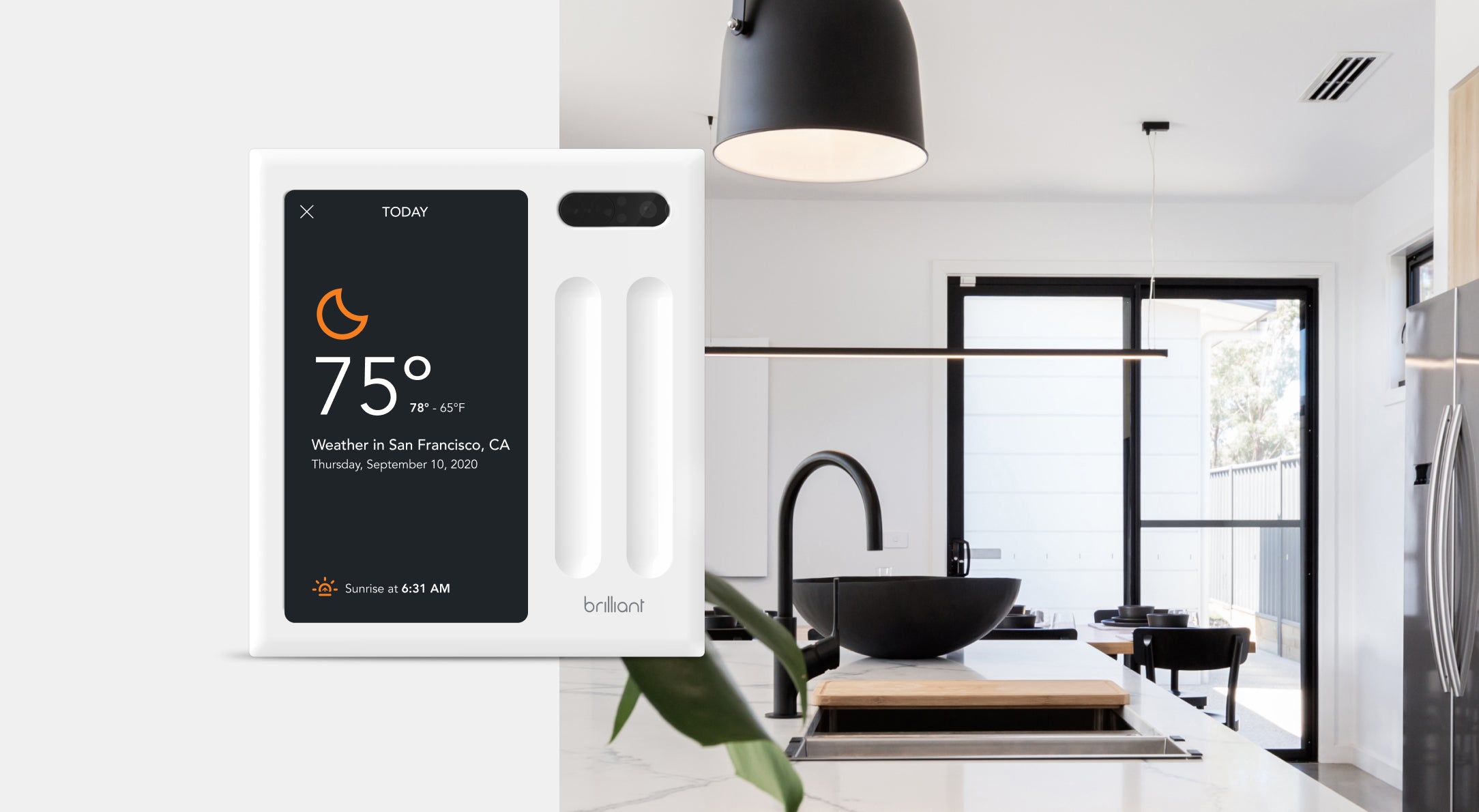 New Brilliant Smart Home Control Feature: Weather Widget