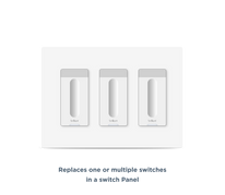Three White Dimmer Switch