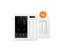 Classic 2-Switch Panel + 3 Dimmer Switches – Brilliant Classic 2-Switch Panel + 3 Dimmer Switches – Brilliant