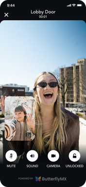 Access panel on mobile app