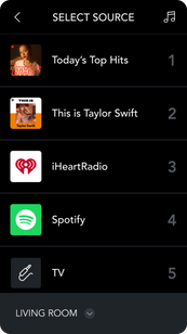 Browse songs, artists, playlists, podcasts, radio stations with brilliant smart control