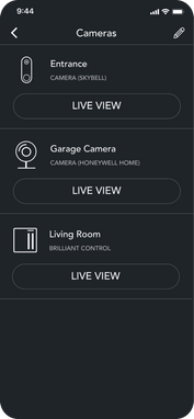 Brilliant mobile app screen
