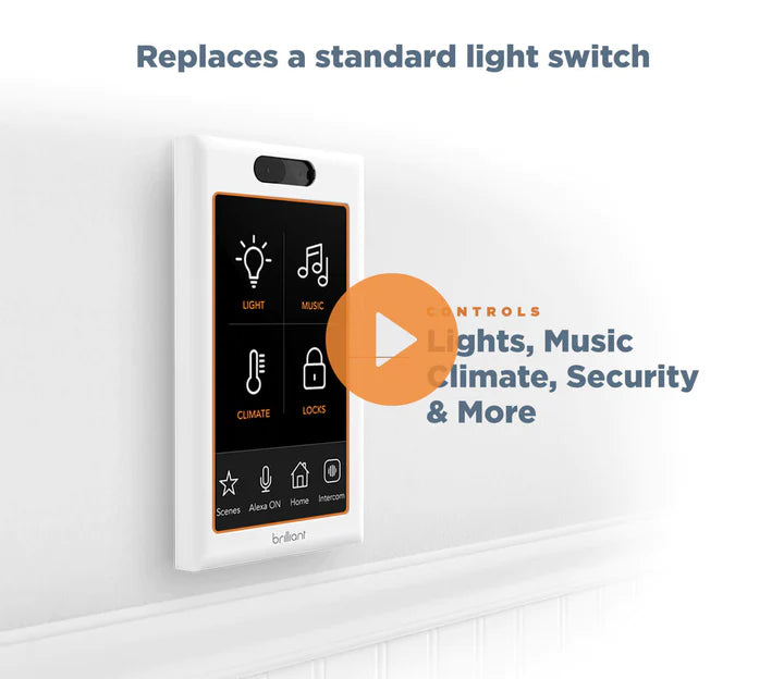 Smart light switch touch screen discount