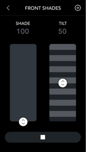 Control your Serena Shades on brilliant smart control