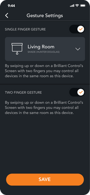 Brilliant mobile app screen