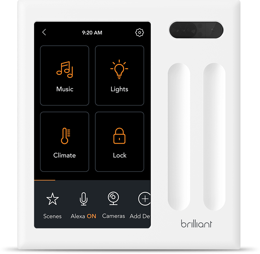 Brilliant 2-Switch Panel (2nd Gen) | Brilliant Smart Home System